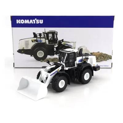 Universal hobbies Komatsu Wa475-10 Ruspa Gommata Tractor Scraper 2010 1:50 Bílá Černá