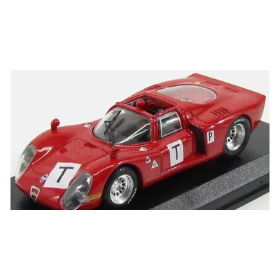 Best-model Alfa romeo 33.2 Le Mans Test 1968 Bianchi - Zeccoli - Grosselin - Trosch 1:43 Red