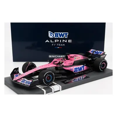 Minichamps Alpine F1 A523 Team Bwt Alpine N 31 Season 2023 Esteban Ocon 1:18 Modrá Růžová