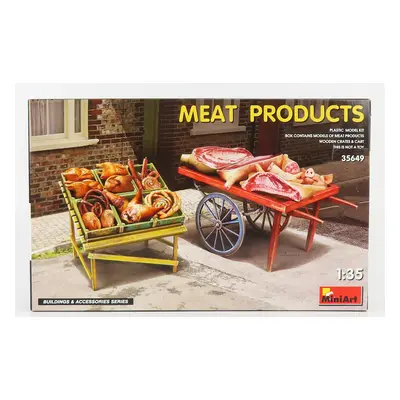 Miniart Accessories Meat Products Trailer 1:35 /