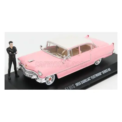 Greenlight Cadillac Fleetwood Series 60 With Figure 1955 - Personal Car Elvis Presley 1:43 Růžov