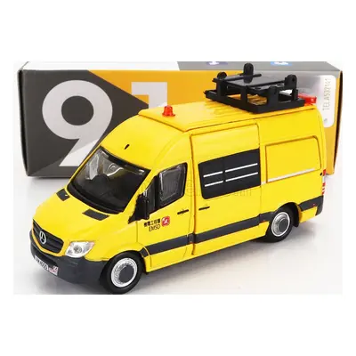 Tiny toys Mercedes benz Sprinter Van Emsd 2018 1:76 Žlutá