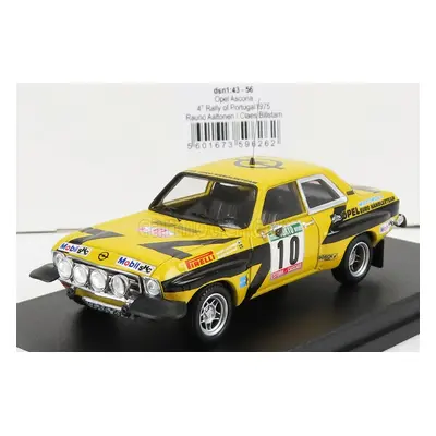 Trofeu Opel Ascona (night Version) N 10 4th Rally Portugal 1975 R.aaltonen - C.billstam 1:43 Žlu