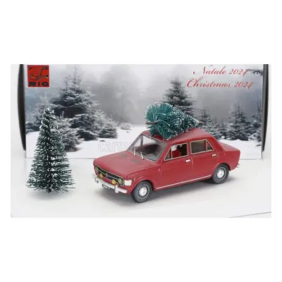 Rio-models Fiat 128 1-series 1969 - Christmas Edition 2024 - Con Babbo Natale - With Santa Claus