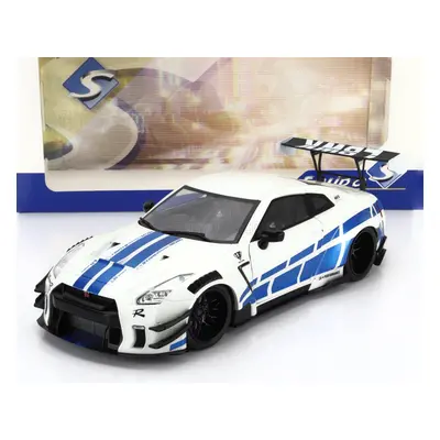 Solido Nissan Gt-r (r35) Liberty Walk Body Kit 2.0 Coupe 2024 1:18 Stříbrná Modrá