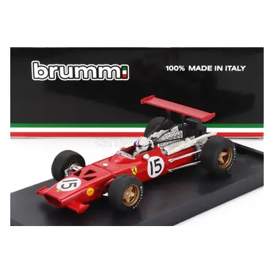 Brumm Ferrari F1 312 N 15 Spain Gp 1969 Chris Amon - With Driver Figure 1:43 Červená Bílá