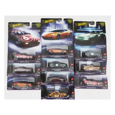 Mattel hot wheels Porsche Set Assortment 10 Pieces Exotic Envy 1:64 Různé