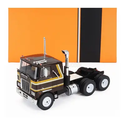 Ixo-models Mack F-series Tractor Truck 3-assi 1977 1:43 Hnědá 2 Tóny Žlutá