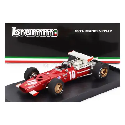 Brumm Ferrari F1 312 N 10 Italy Gp 1969 Pedro Rodriguez - With Driver Figure 1:43 Červená Bílá