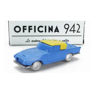 Officina-942 Fiat 1200 Coupe Carrozzeria Ghia 1958 1:76 Modrý Krém