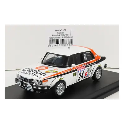 Trofeu Saab 99 N 24 Rally Hunsruck 1981 K.grundel - R.melleroth 1:43 Bílá Oranžová Černá