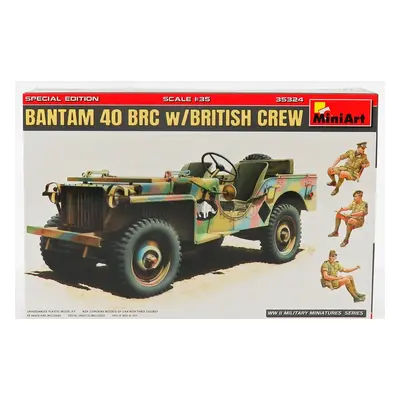 Miniart Jeep Bantam Brc40 British Crew Military 1940 1:35 /