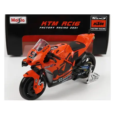 Maisto KTM Rc16 Tech3 Ktm Factory Racing Team N 9 Motogp 2021 1:18, oranžová