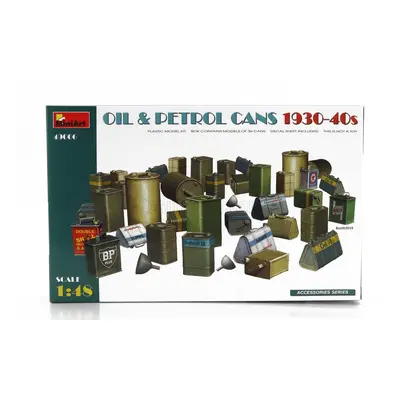 Miniart Accessories Oil & Petrol Cans 1930-1940 1:48 /