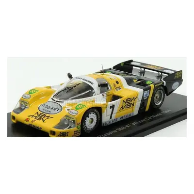 Edicola Porsche 956l Turbo Team Newman Joest Racing N 7 1:43, žlutá