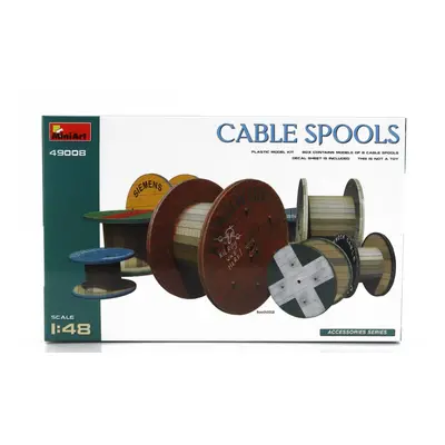 Miniart Accessories Cable Spools 1:48 /