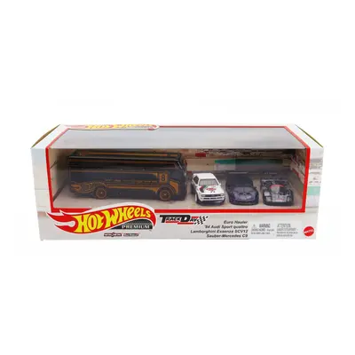 Mattel hot wheels Audi Set 4x Euro Hauler Car Transporter - Quattro Sport N 3 - Lamborghini Esse