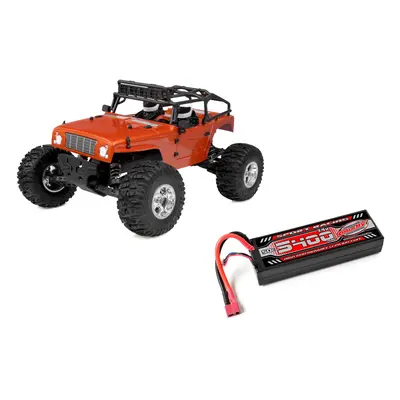 MOXOO XP - 1/10 Monster Truck 2WD - RTR - střídavý motor + 50C 5400mAh Lipo + nabíječ