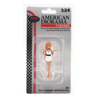 American diorama Figures Cosplay Girl 2 1:24 Béžová Bílá Oranžová