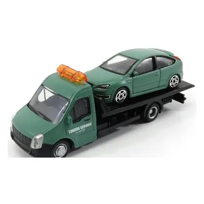 Bburago Mercedes benz Sprinter Soccorso Stradale + Ford England Focus 2011 1:43