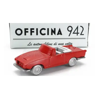 Officina-942 Fiat 1200 Spider Carrozzeria Ghia Cabriolet Open 1958 1:76 Red