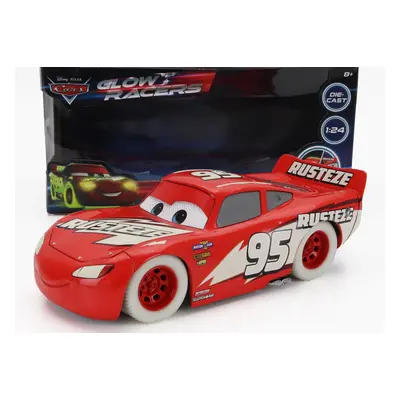 Jada Walt disney Saetta Lightning Mcqueen - Cars Movie 1:24 Červená Žlutá