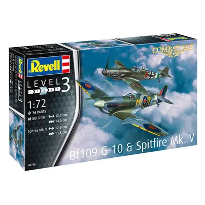 Revell Messerschmitt Bf 109G-10, Spitfire Mk.V (1:72)