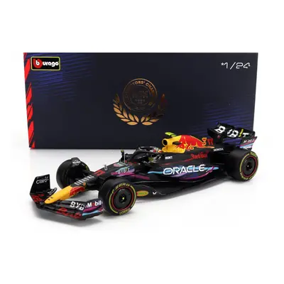 Bburago Red bull F1 Rb19 Team Oracle Red Bull Racing N 11 2nd Miami Gp 2023 Sergio Perez - With