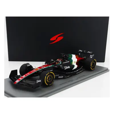 Spark-model Alfa romeo F1 C43 Team Stake N 77 Monza Italy Gp 2023 Valtteri Bottas 1:18 Černá Če