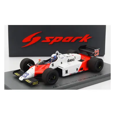 Spark-model Alfa romeo F1 183t N 23 Monaco Gp 1983 Mauro Baldi 1:43 Červená Bílá