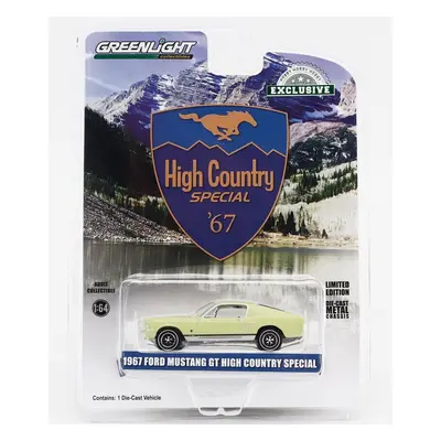 Greenlight Ford usa Mustang Gt Coupe Fastback High Country Special 1967 1:64 Aspen Gold