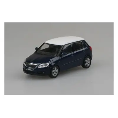 Abrex Škoda Fabia II (2006) 1:43 - Modrá Storm Metalíza