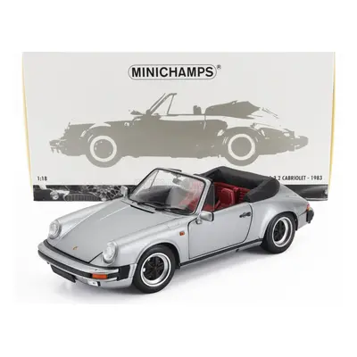 Minichamps Porsche 911 3.2 Carrera Cabriolet 1983 1:18 Grey Met