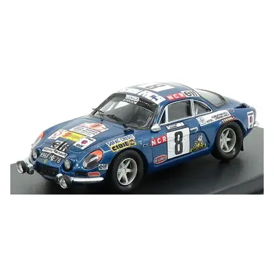 Trofeu Renault Alpine A110 N 8 Rally Du Maroc 1974 Tahitien - G.de Warren 1:43 Blue Met