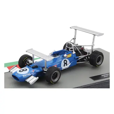 Edicola Matra simca F1 Ms10 N 8 Season 1969 Jean Pierre Beltoise 1:43 Modrá Stříbrná