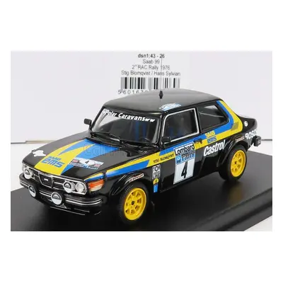 Trofeu Saab 99 N 4 2nd Rally Rac Lombard 1976 S.blomqvist - H.sylvian 1:43 Černá Žlutá