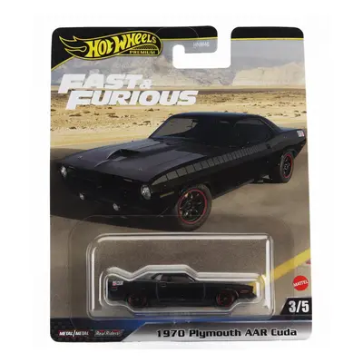 Mattel hot wheels Plymouth Aar/cuda Coupe 1970 - Fast & Furious 7 2015 1:64 Black