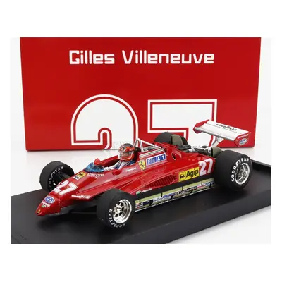 Brumm Ferrari F1 126c2 N 27 2nd San Marino Imola Gp 1982 Gilles Villeneuve - With Driver Figure