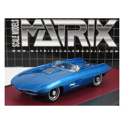 Matrix scale models Pontiac Vivant 77 Adams Spider 1965 1:43 Blue Met