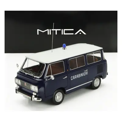 Mitica-diecast Fiat Fiat 850 Familiare Carabinieri 1970 – Interno Brown 1:18 Modrá Bílá