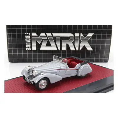 Matrix scale models Bugatti T57sc Roadster Vanden Plas Open 1938 1:43 Grey