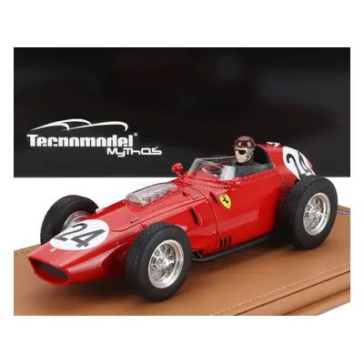 Tecnomodel Ferrari F1 Dino 246/256 Team Scuderia Ferrari N 24 Winner Reims France Gp (with Pilo