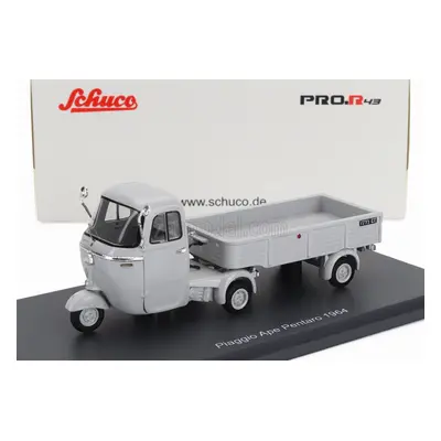 Schuco Piaggio Ape Pentaro Motrice + Pentaro' Rimorchio 1964 1:43 Grey