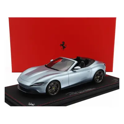 Bbr-models Ferrari Roma Spider Open 2020 - Con Vetrina - With Showcase 1:18 Grigio Alloy - Šedá