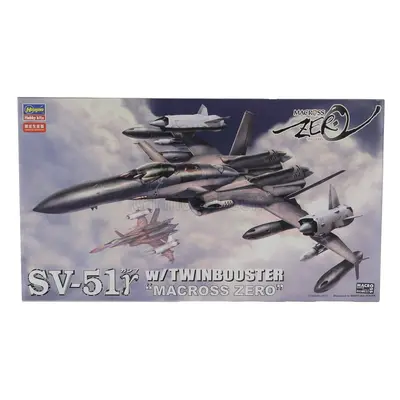 Hasegawa Tv series Sv-51y Twinbooster Fighter Airplane Macross Zero 1:72 /