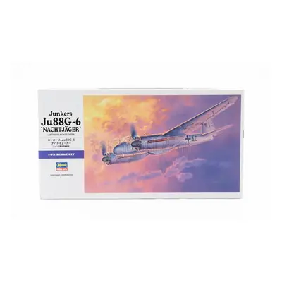 Hasegawa Junkers Ju-88g-6 Nachyjager Military Airplane 1942 1:72 /