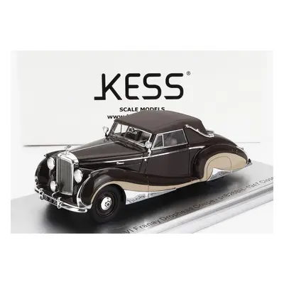 Kess-model Bentley Mkvi Franay Snb26bh Drophead Coupe Cabriolet Closed 1947 1:43 Hnědý Krém