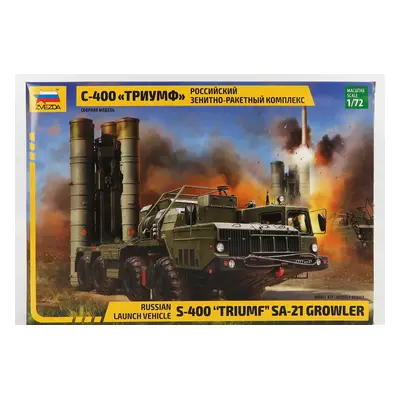 Zvezda ZIL S-400 Triumf Sa-21 Growler Truck 8x8 4-assi Lancia Missili 1959 1:72 /