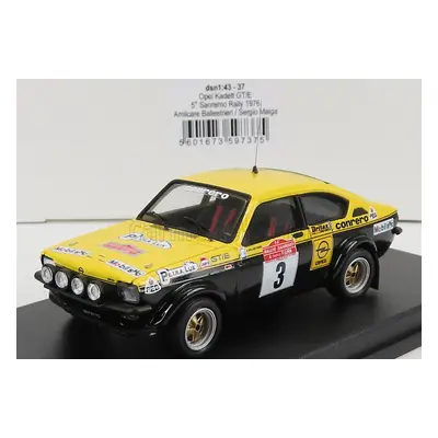 Trofeu Opel Kadett Gt/e Coupe (night Version) N 3 Rally Sanremo 1976 A.ballestrieri - S.maiga 1: