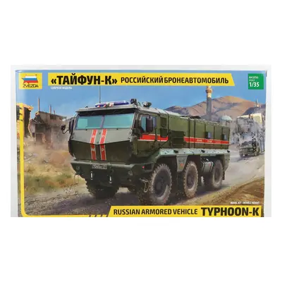 Zvezda Kamaz Typhoon K Military Tank Truck 2014 1:35 /